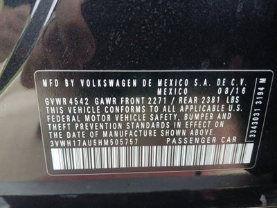 2017 Volkswagen Golf Alltrack TSI SEL 4Motion