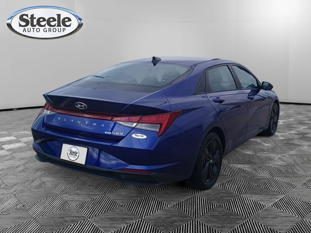 2022 Hyundai Elantra Hybrid Blue